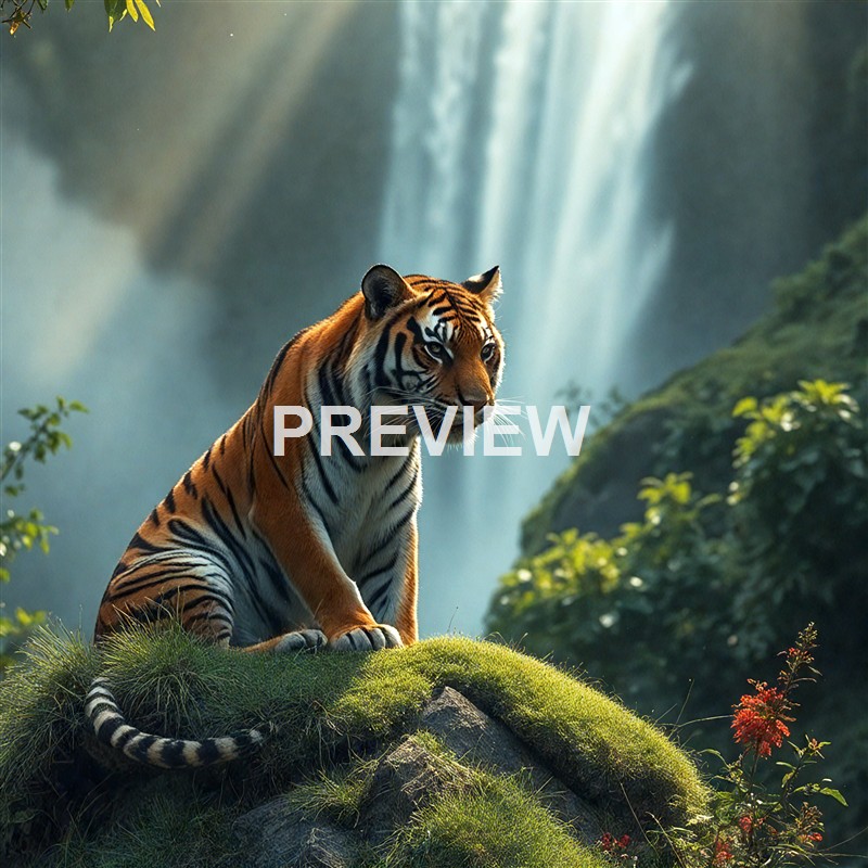 tiger-sitting-on-a-green-hill-in-front-of-a-waterfall (1)_250319165744_Filename Text 2_03871_Filename Text 3_result